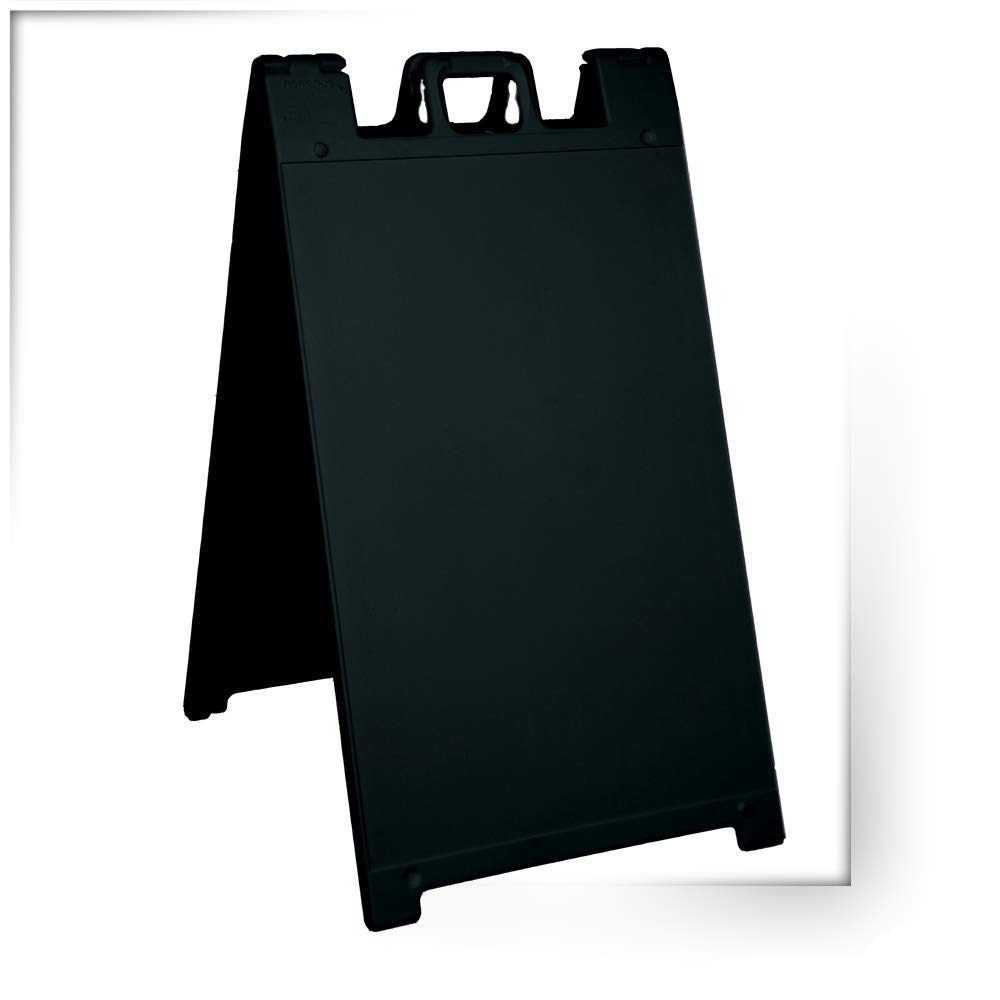 Black Plasticade Sandwich Board