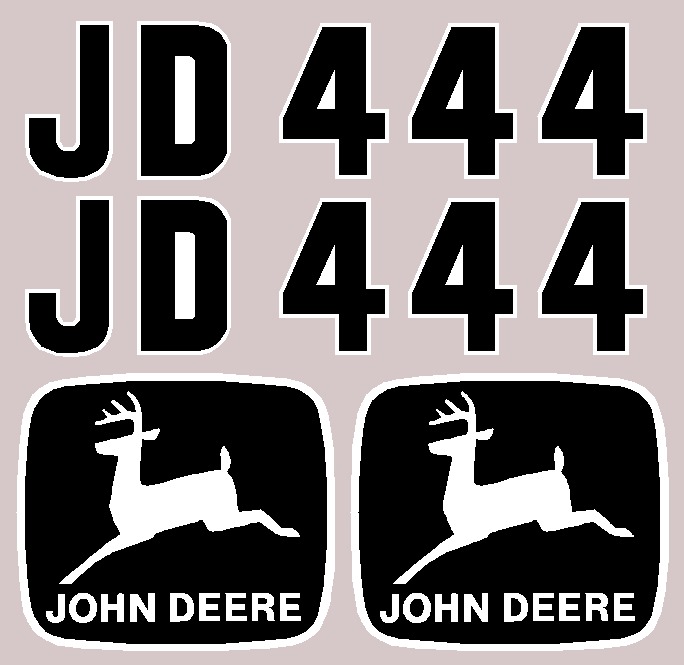 Deere Wheel Loaders 444 Decal Packages