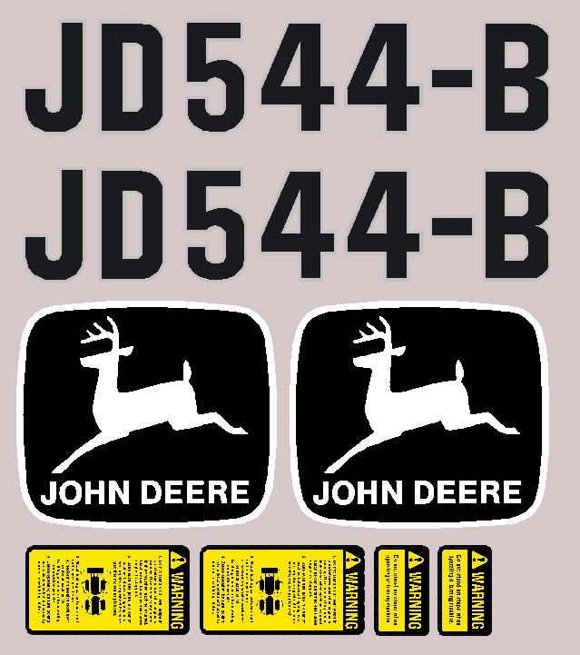Deere Wheel Loaders 544B Decal Packages