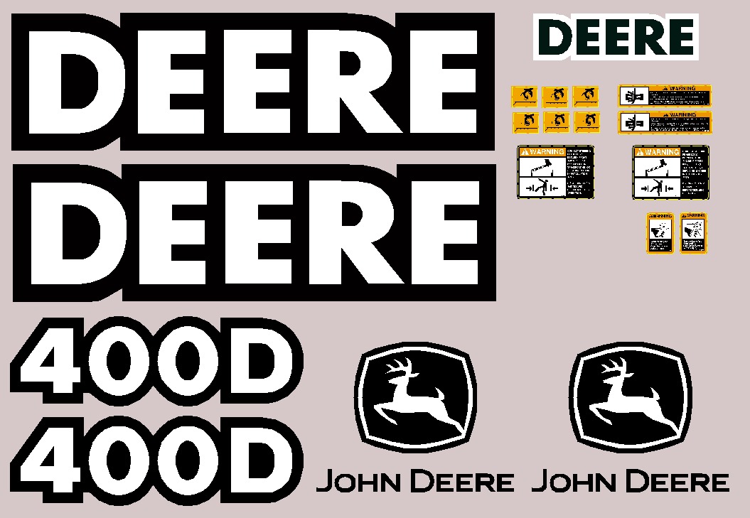 Deere Rock Truck 400D Decal Packages