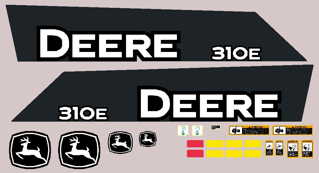 Deere Rock Truck 310E Decal Packages