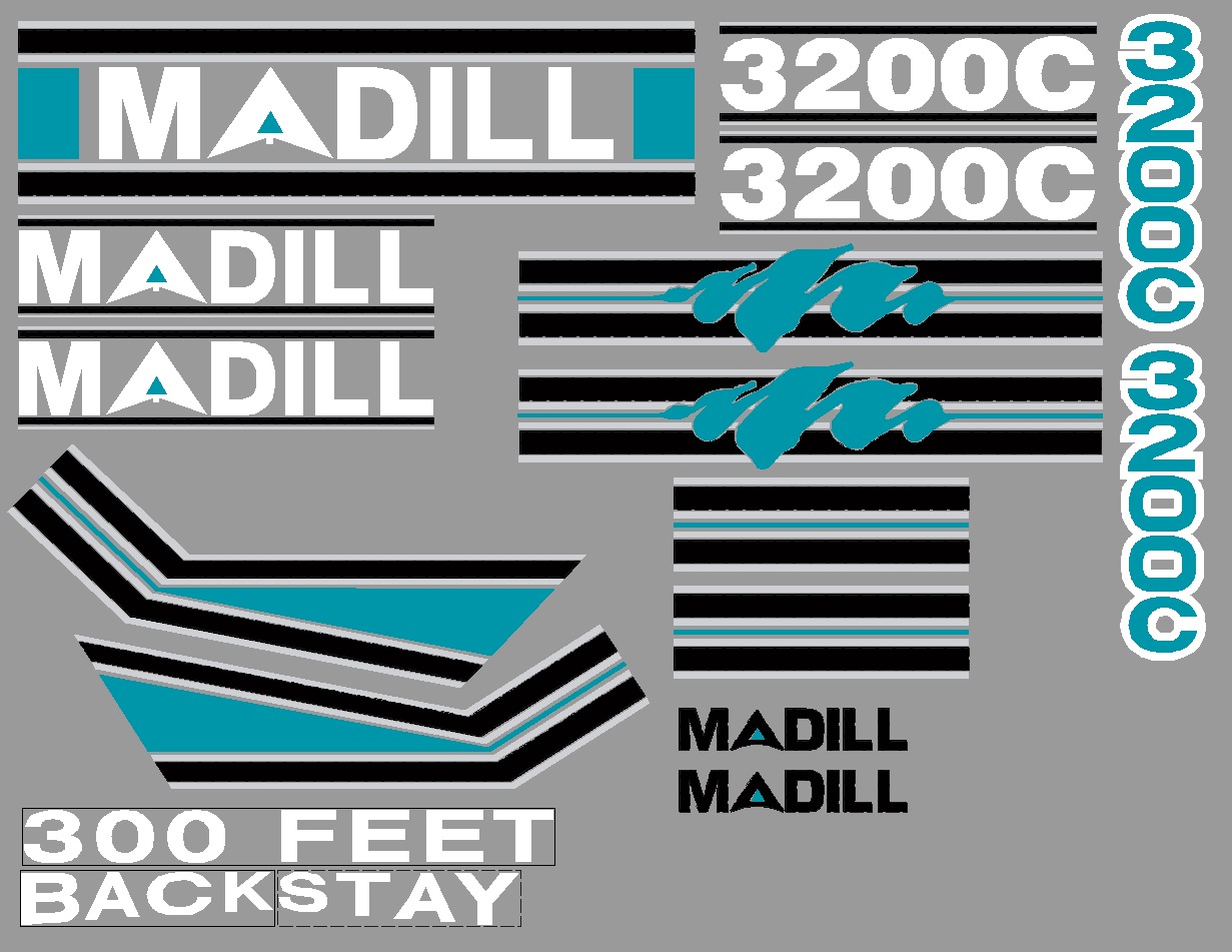 Madill Forestry 3200C Decal Packages