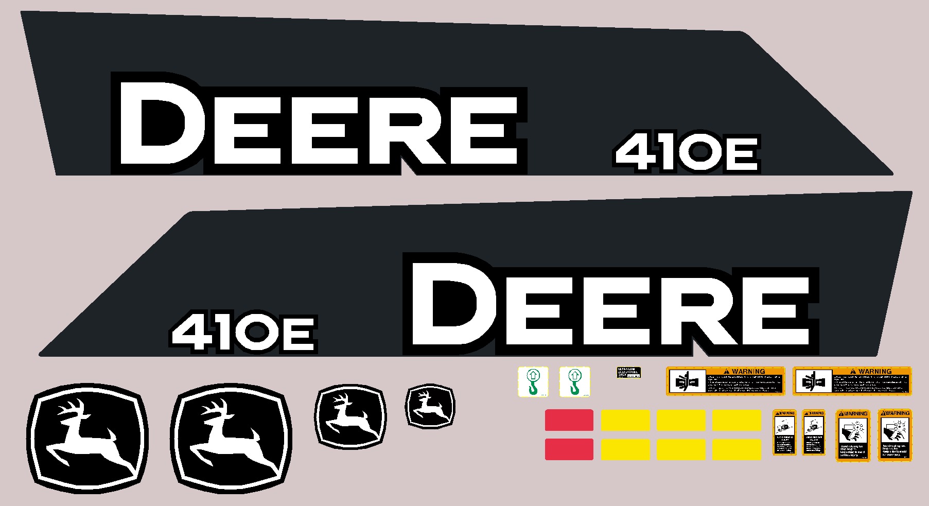 Deere Rock Truck 410E Decal Packages