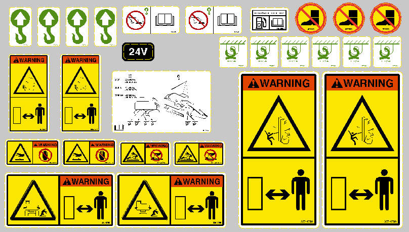 Cat Excavator 335F L Decal Packages