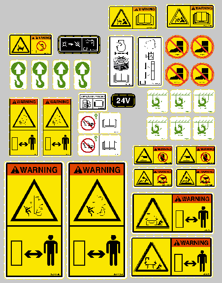 Cat Excavator 335F L Decal Packages