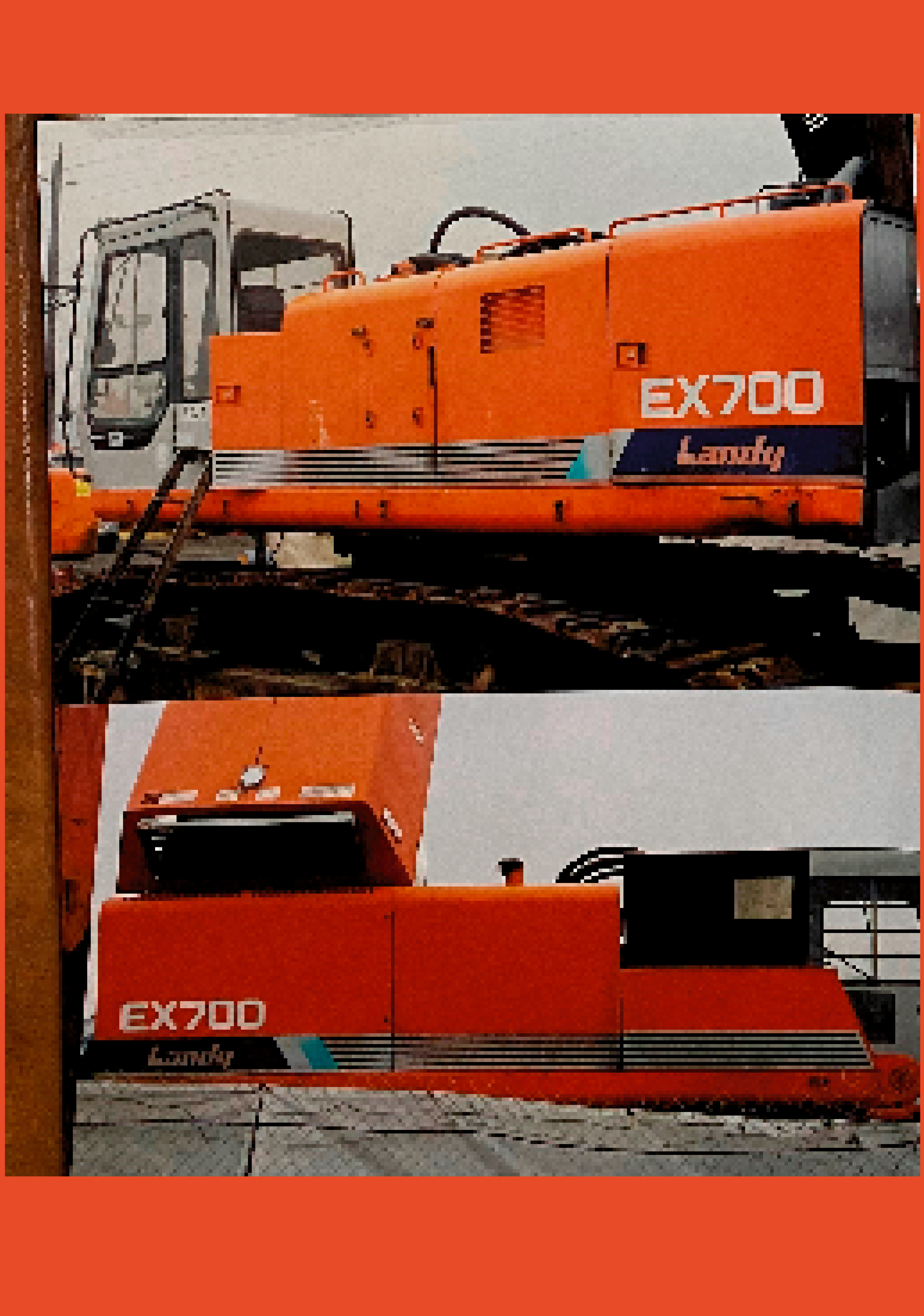 Hitachi Excavators EX700BE-1 Decal Packages