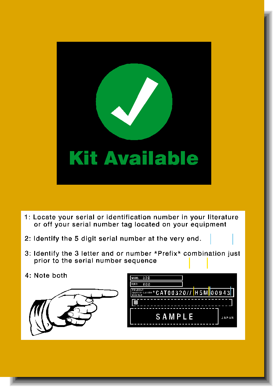 Cat Track Dozers D10T Decal Packages