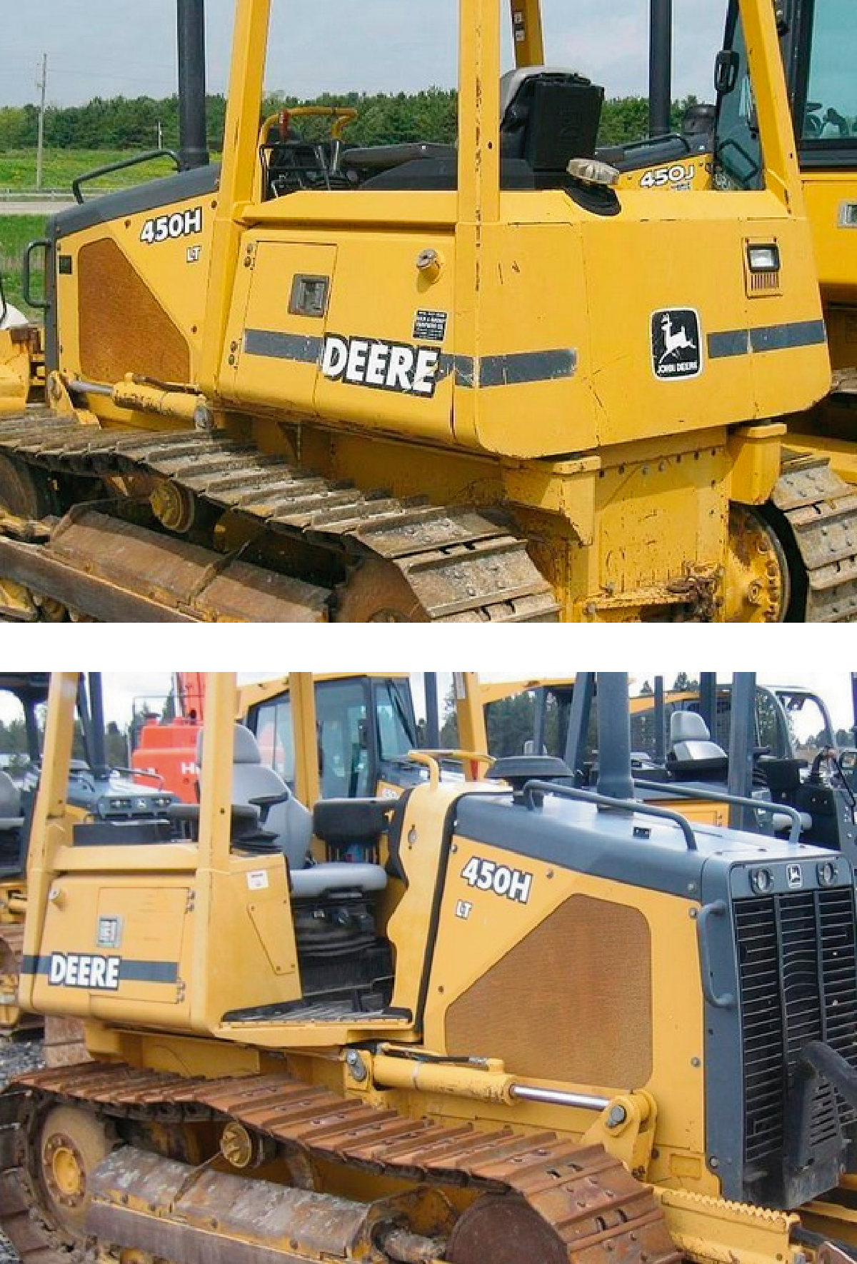 Deere Track Dozers 450H Decal Packages