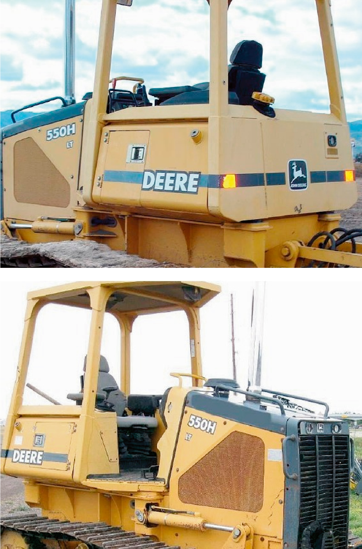 Deere Track Dozers 550H Decal Packages