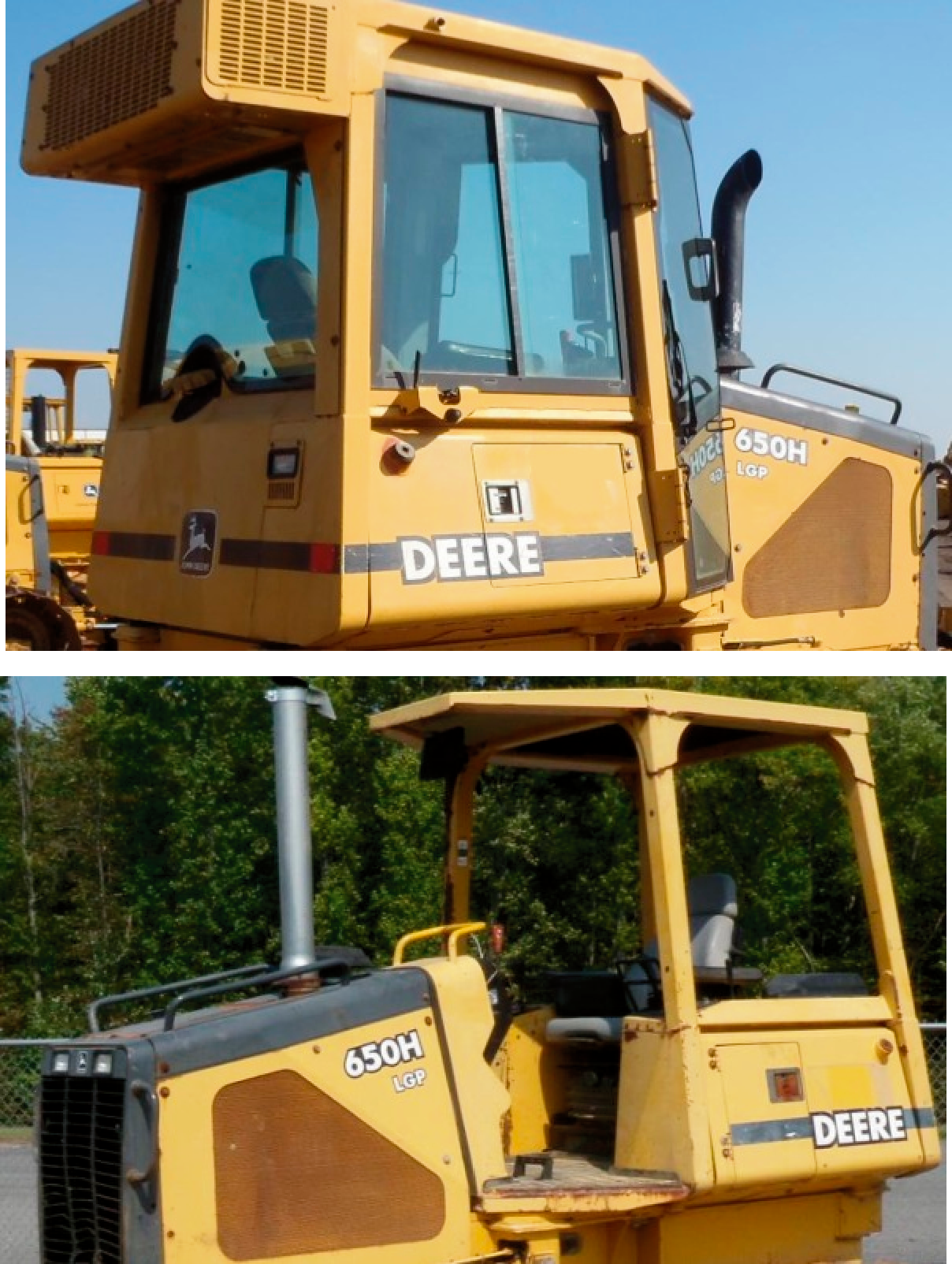 Deere Track Dozers 650H Decal Packages