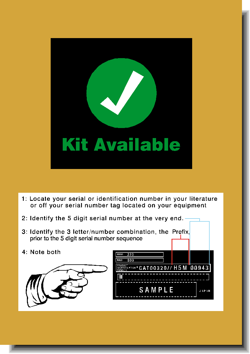 Cat Track Dozers D7R Decal Packages