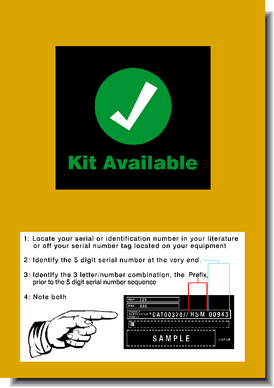 Cat Loader Backhoes 450 Decal Packages