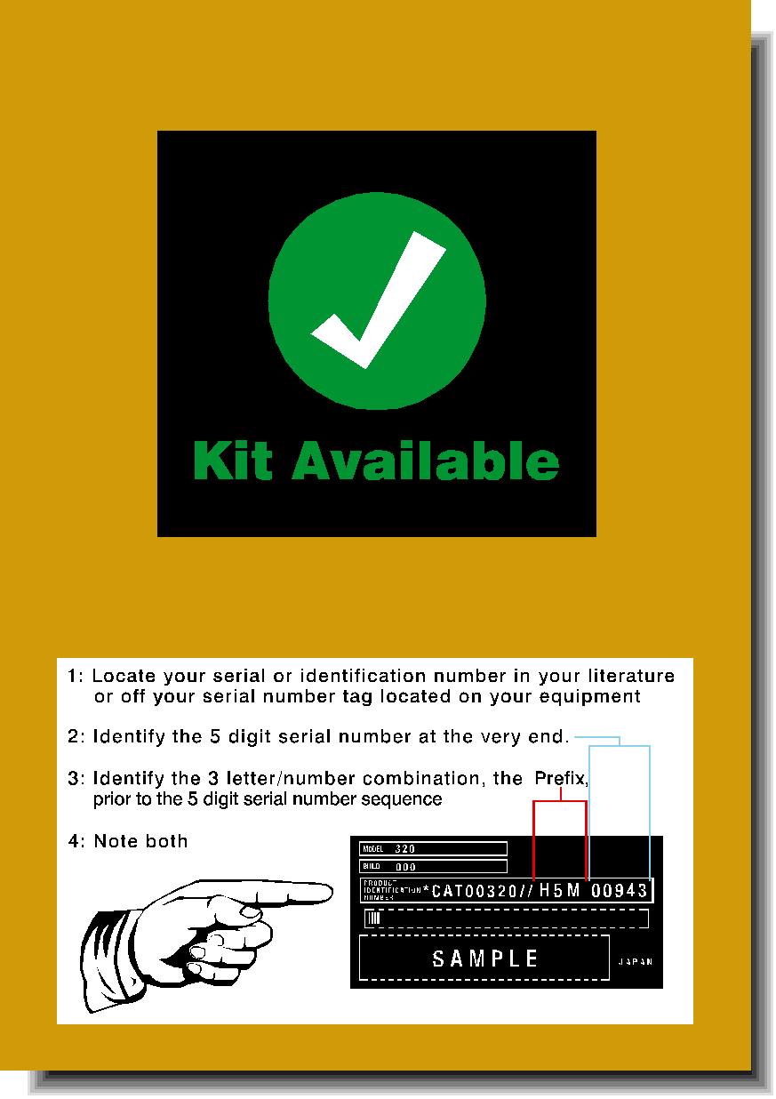 Cat Off Highway Truck 725C Decal Packages