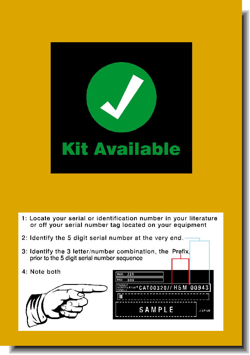 Cat Wheel Loader 980G  2 Decal Packages