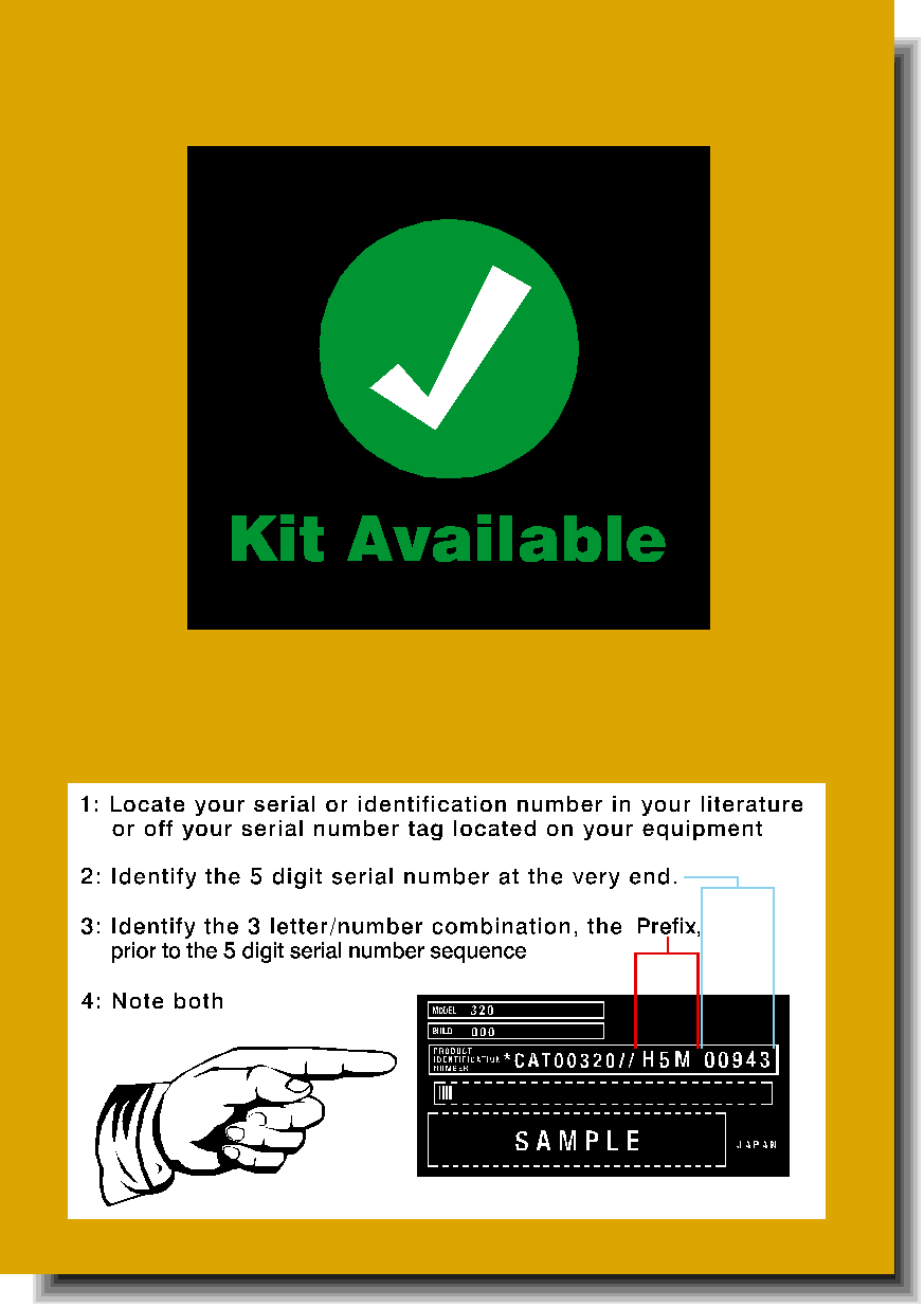 Cat Scraper 621G Decal Packages