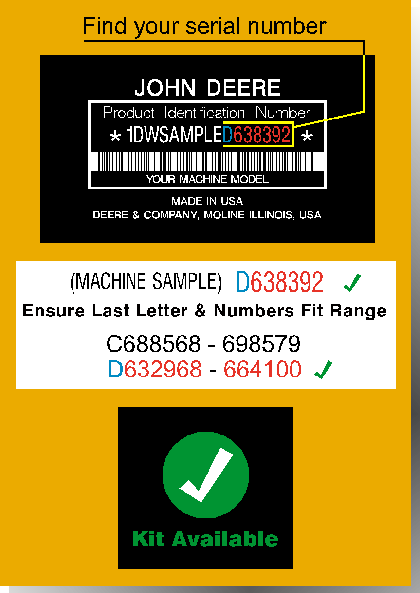 Deere Wheel Loaders 744K Decal Packages